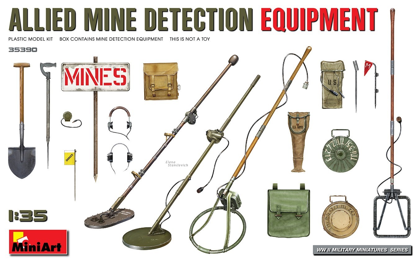 MiniArt Allied Mine Detection Equipment