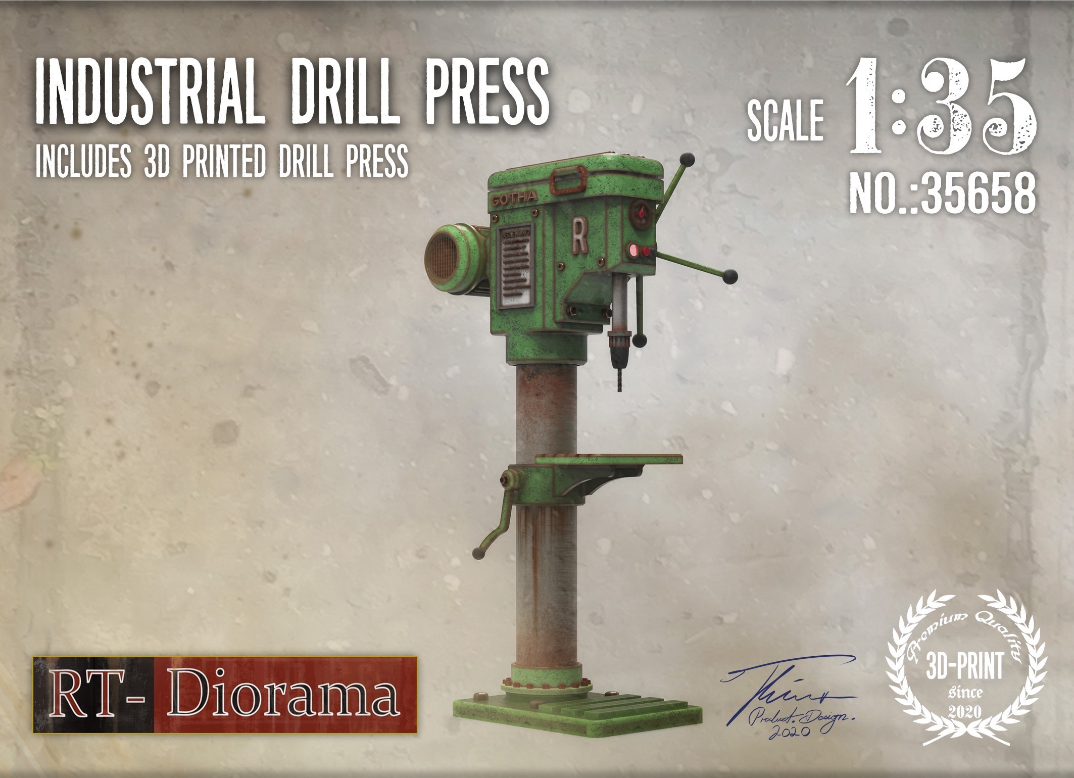 New 3D-printed Articles RT-Diorama January 2022