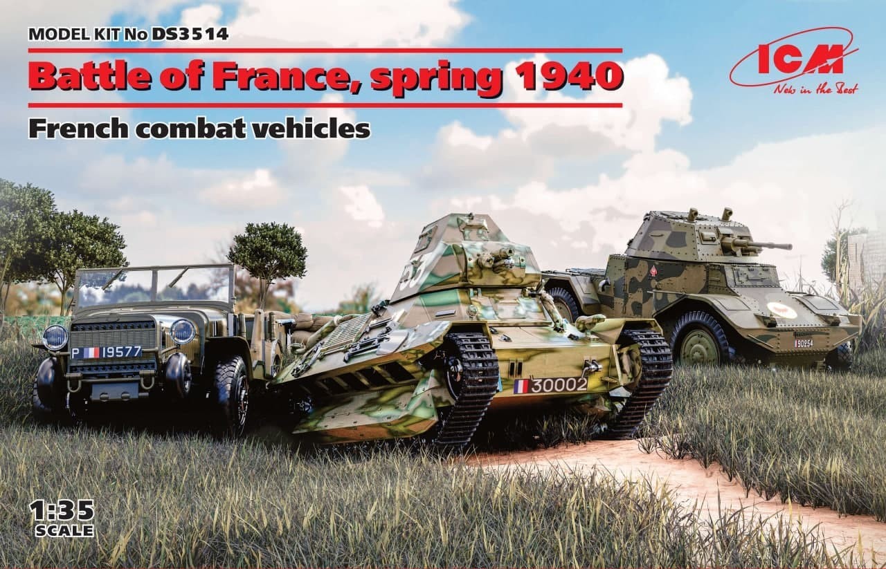 ON SALE!Battle of France, spring 1940 (Panhard 178 AMD-35, FCM 36, Laffly V15T)