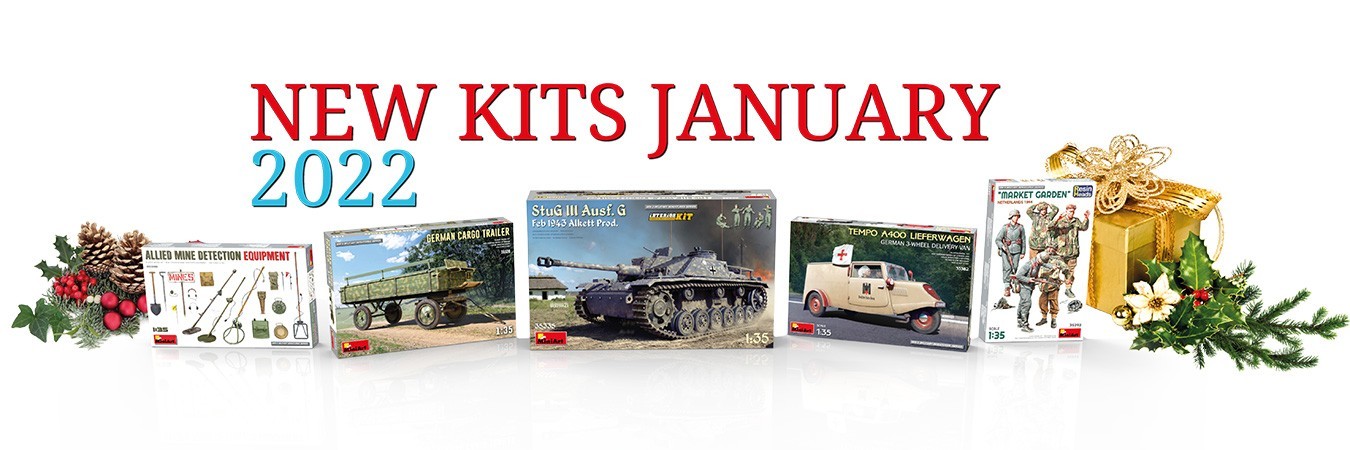 New #MiniArt Kits Available ✅ January 2022