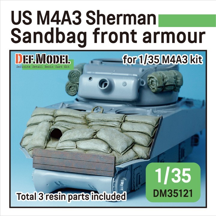 US M4A3 Sherman Sandbag Front Armour (DM35121)
