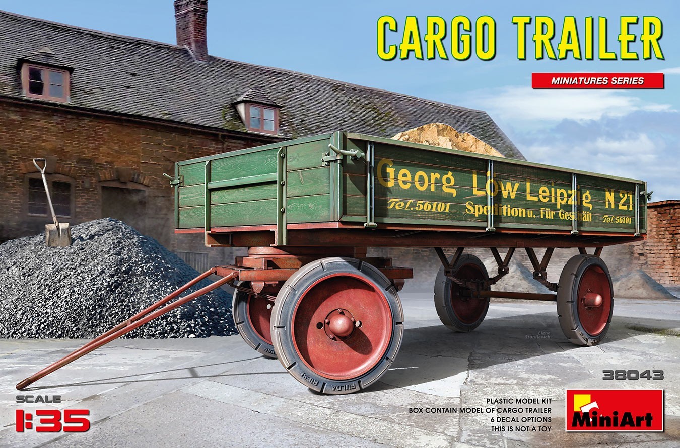 MiniArt 38043 German Cargo Trailer