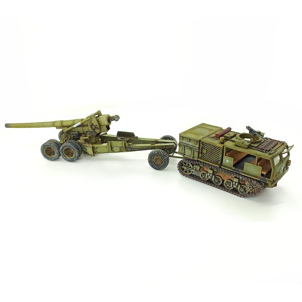 WWII M4 HST + M115 Howitzer from Drums and Crates