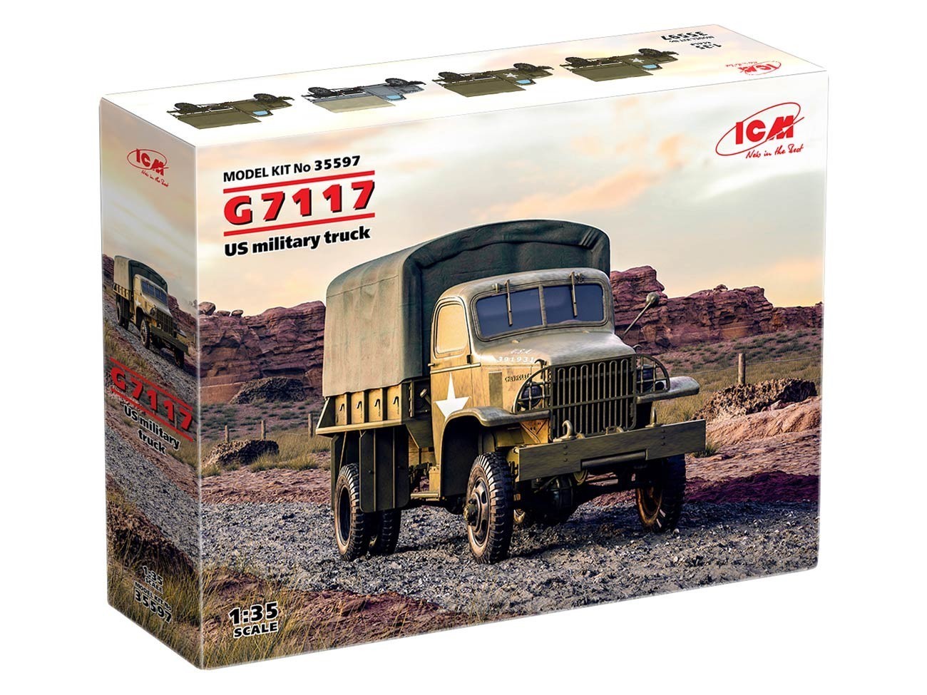Soon on sale! G7117. US military truck