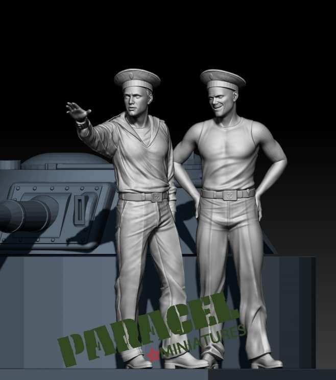 Russian Sailors & Japanese Infantry