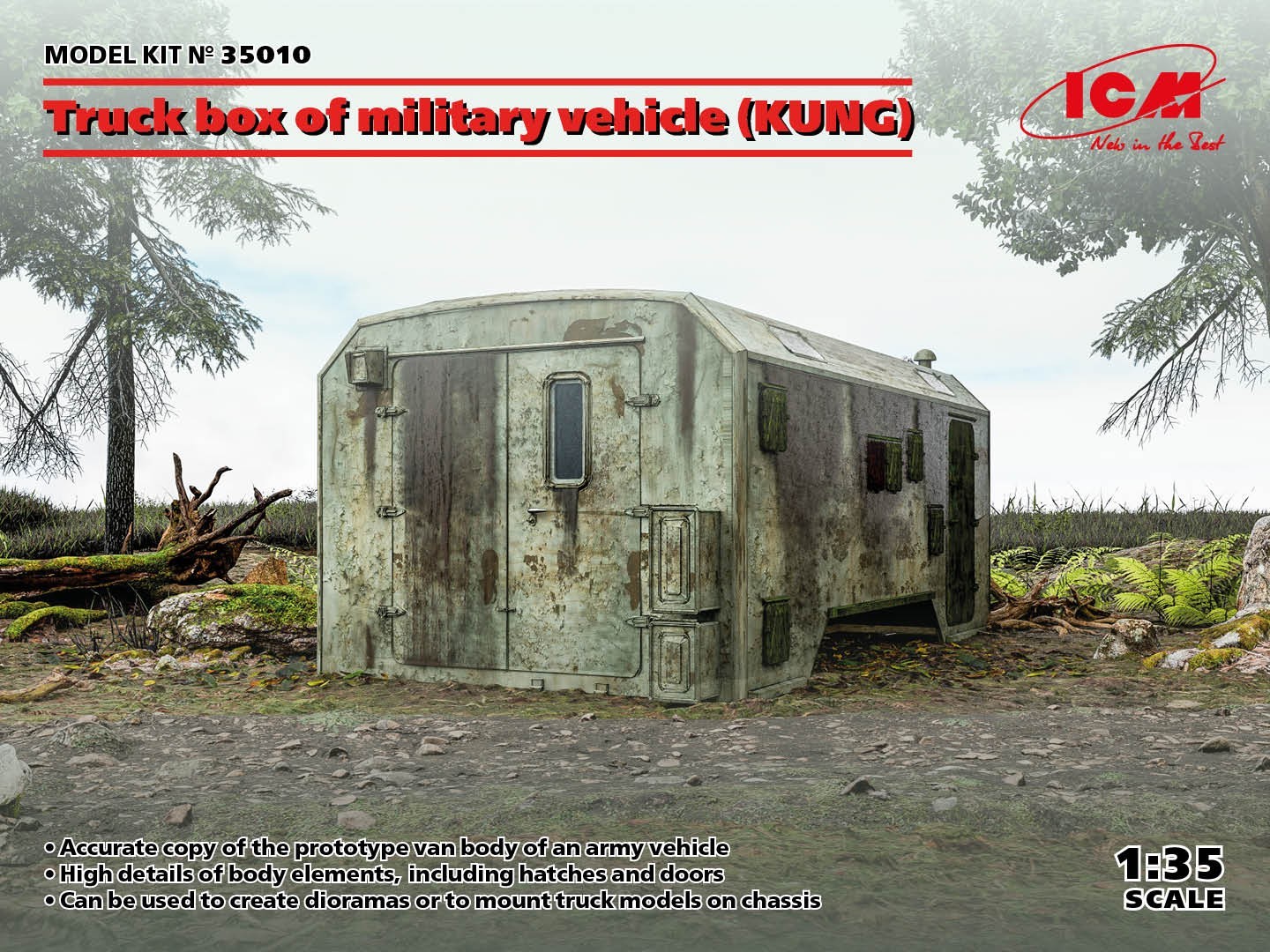 SOON! Truck box of military vehicle (KUNG)