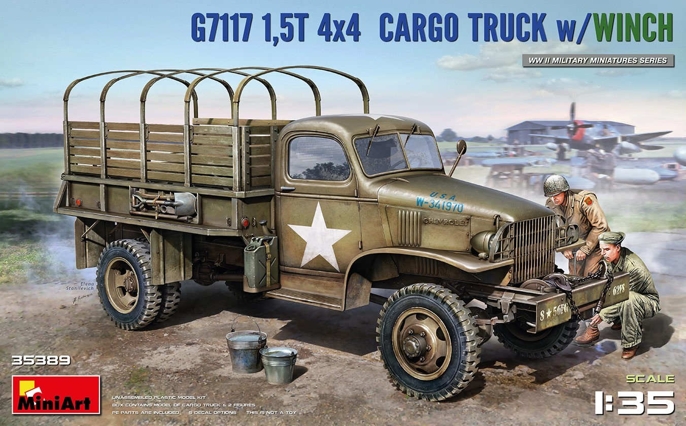 G7117 1.5t 4x4 Cargo Truck with Winch