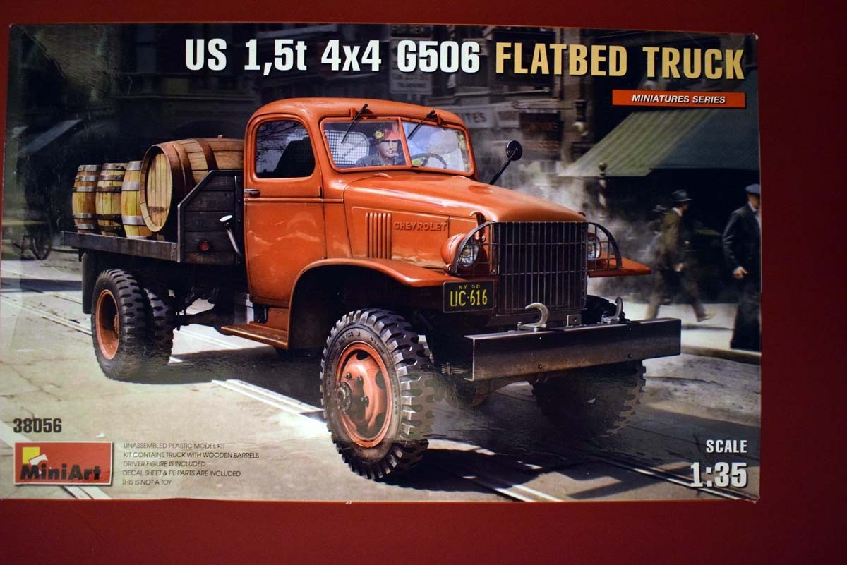 US 1.5t 4x4 Chevrolet 506 Flat Bed Truck