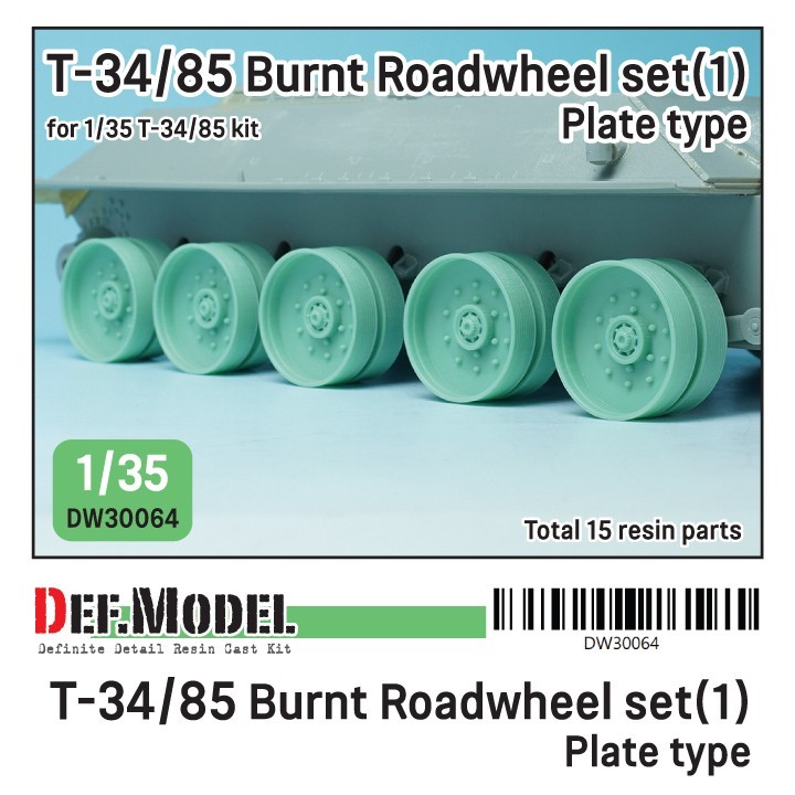 T-34/85 Burnt Roadwheels