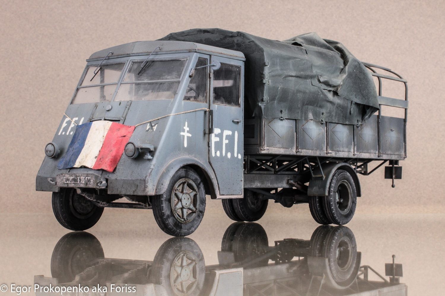 Renault ANH-2 used by the F.F.I, françaises de l'Intérieur 'Inspirations' by Egor Foriss