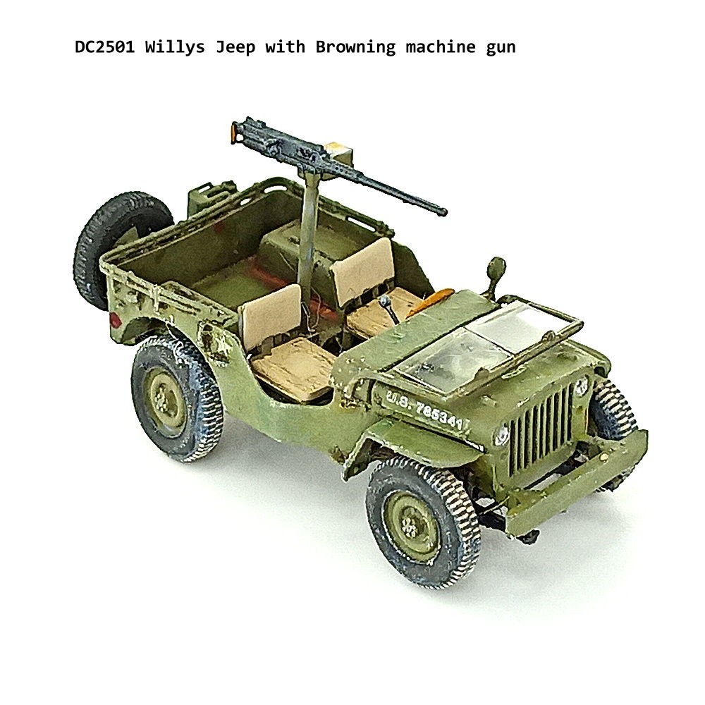 New kits from Drums and Crates: Assorted Willys Jeep at 1/72 scale.