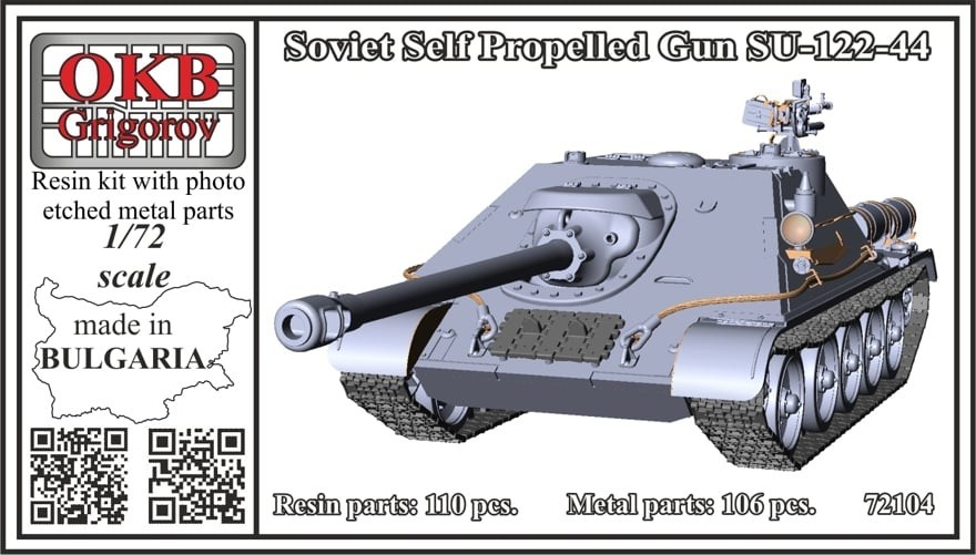 OKB Grigorov: Soviet SU 122-44