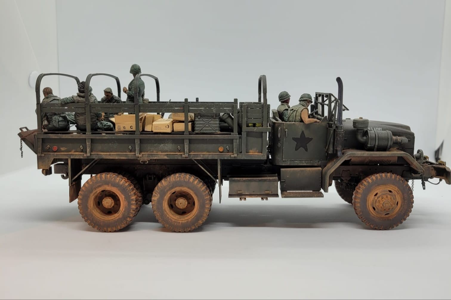 Fully loaded M54 6x6 US Truck 'Inspirations' by Ralph Nicolaisen
