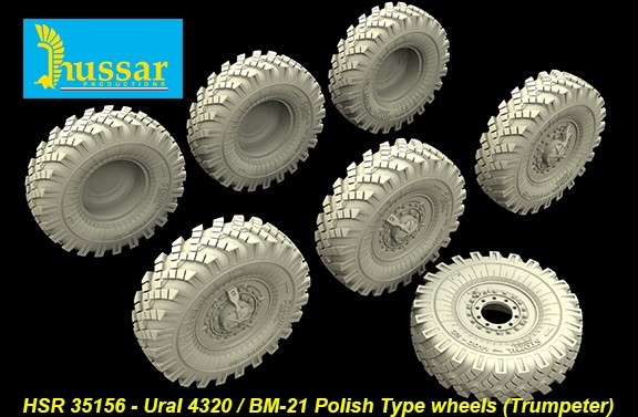 Hussar Ural 4320 / BM-21 Wheels