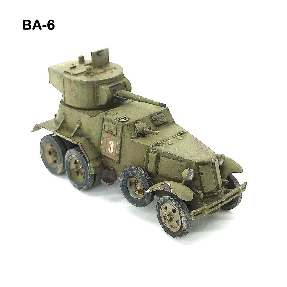 1/72 Scale WWII Soviet Armoured Cars