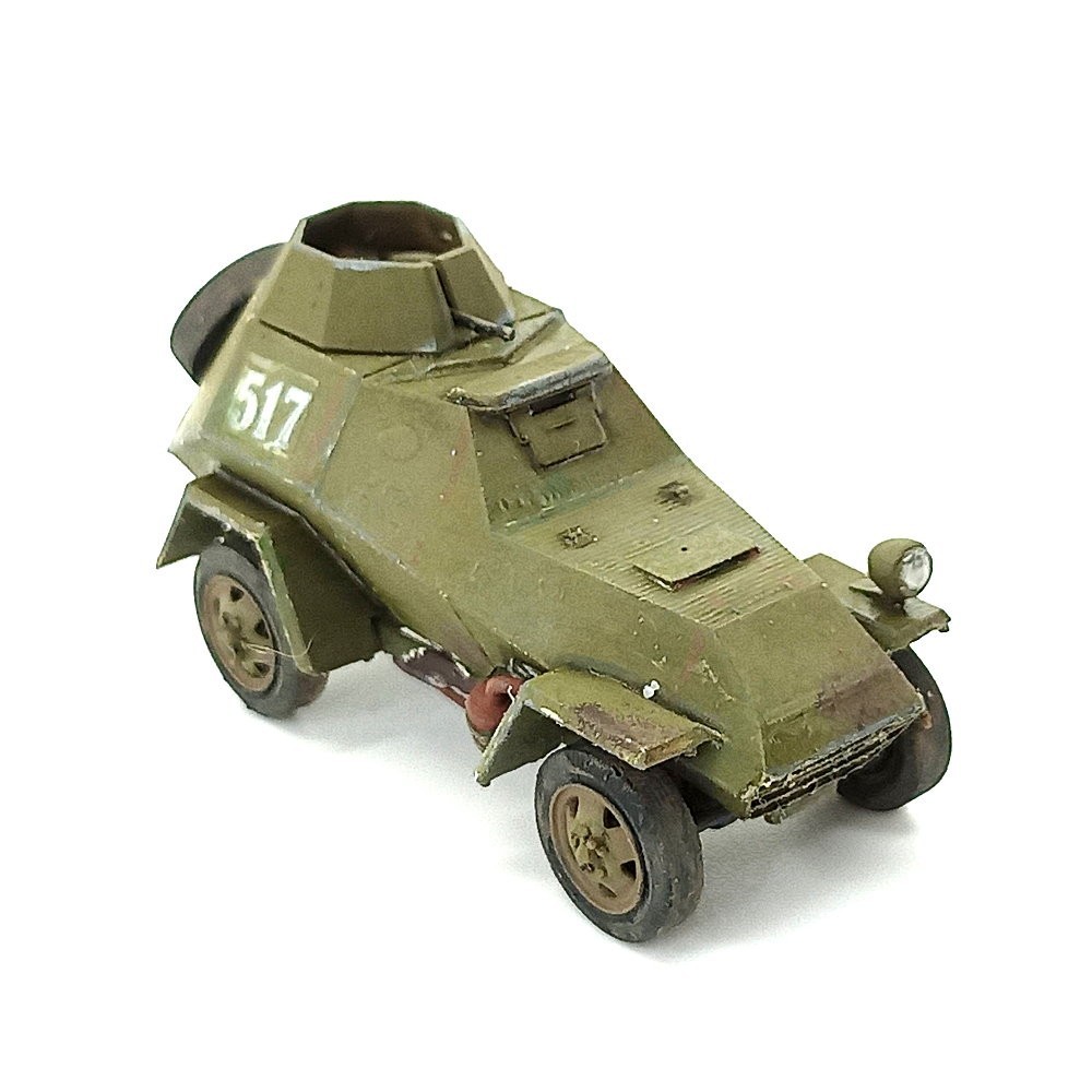 1/72 Scale WWII Soviet BA-64 Light Armoured Car