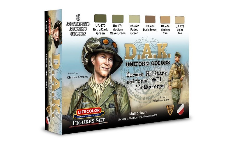 Lifecolor DAK Uniform WWII Set