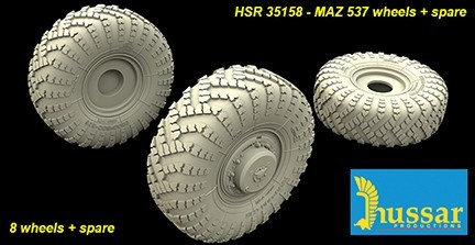Hussar:  MAZ and Luna-M Wheel sets