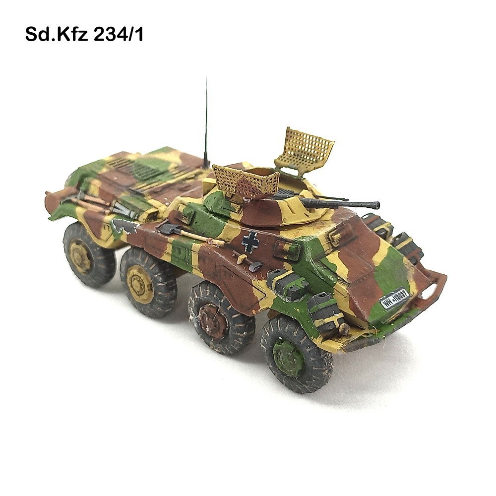 two versions of the German Sd.Kfz 234