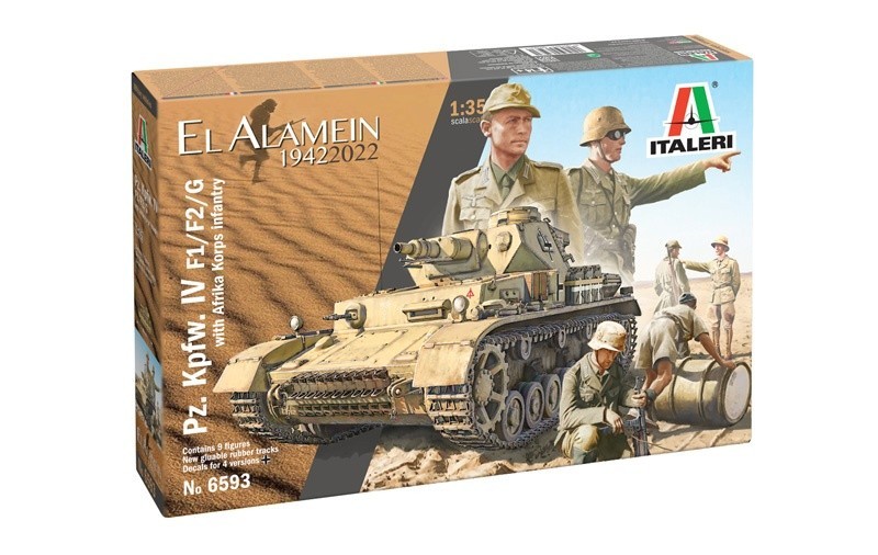 Italeri Pz. Kpfw. IV With Afrika Korps Infantry