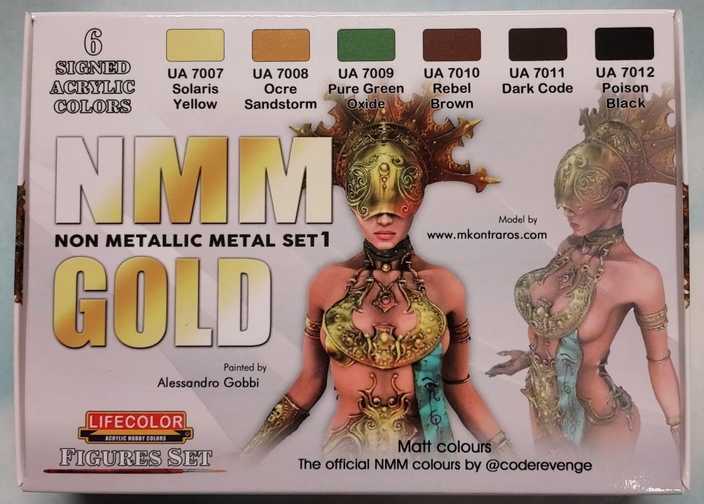 Kit de Tintas NMM GOLD - Non Metallic Metal - RPG