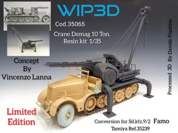 WIP3D Sd.Kfz. 9/2 10t Crane Conversion