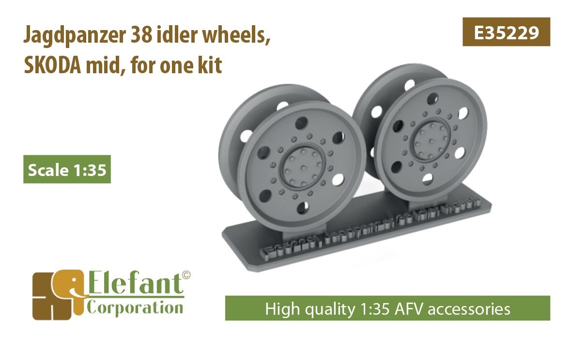 Jagdpanzer 38 Idler Wheels