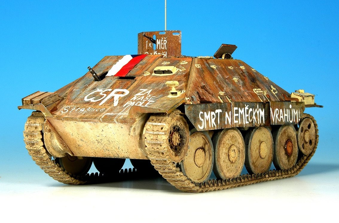 Czech Hetzer, Prague 1945 by Adam Wilder
