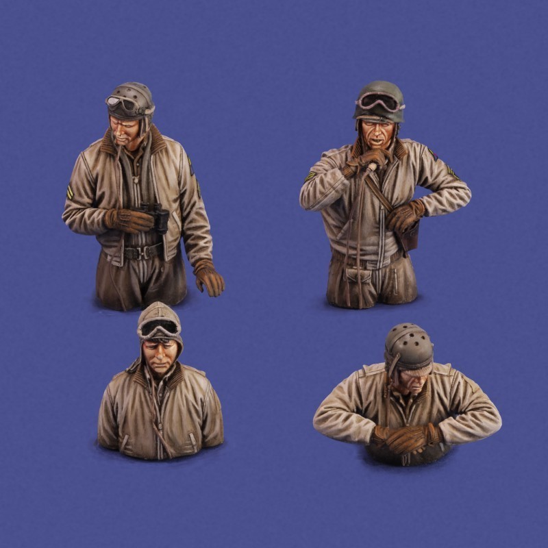 US Tank Crew, German DAK & Assorted Hand Sets