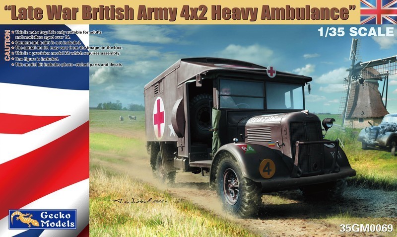 Gecko British Army 4x2 Heavy Ambulance