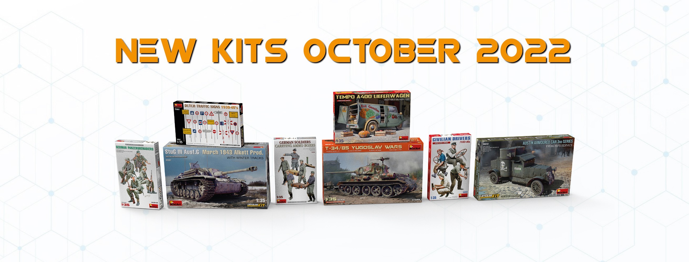 New #MiniArt Kits Available ✅ October 2022