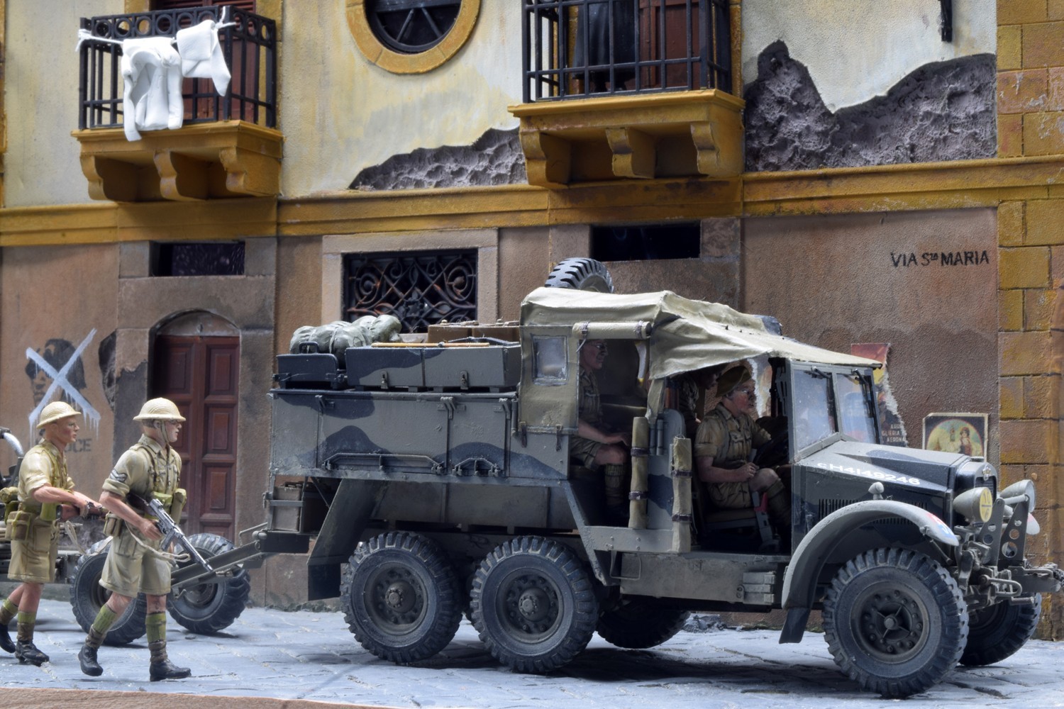 Morris Commercial CDSW with 40 mm Bofors Sicily 1943