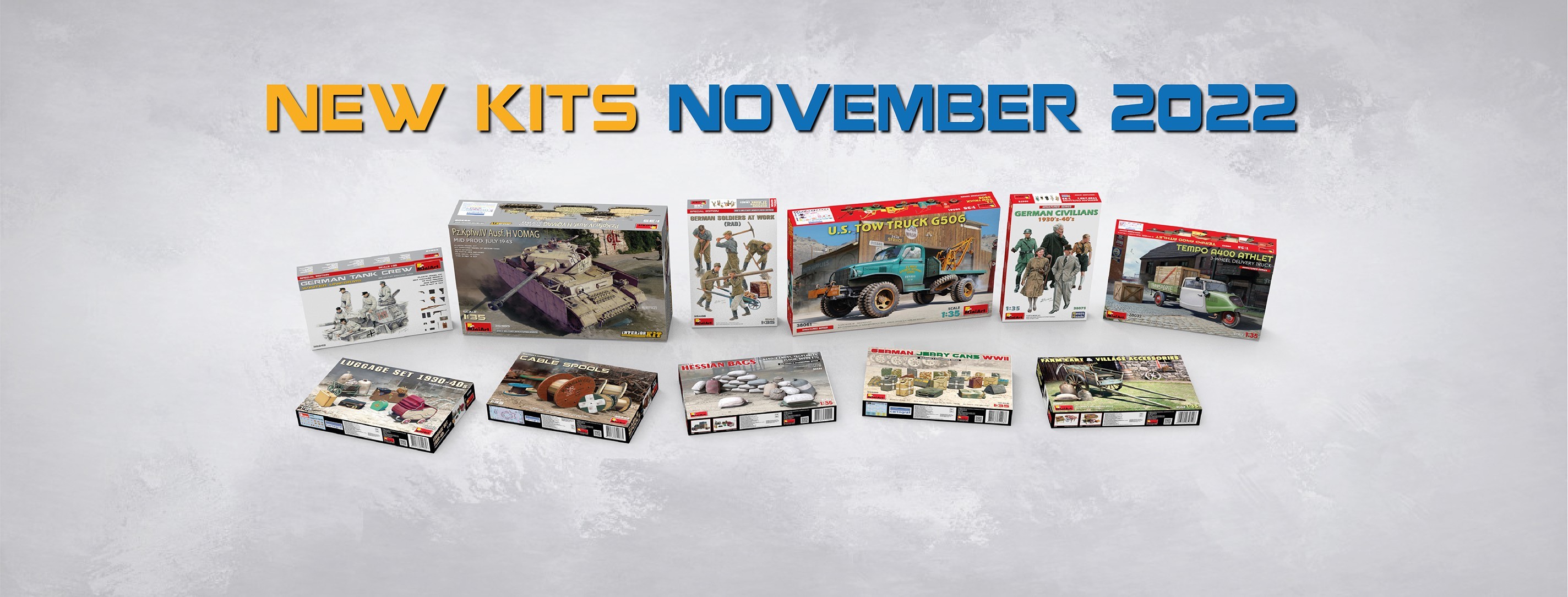 New #MiniArt Kits Available ✅ November 2022