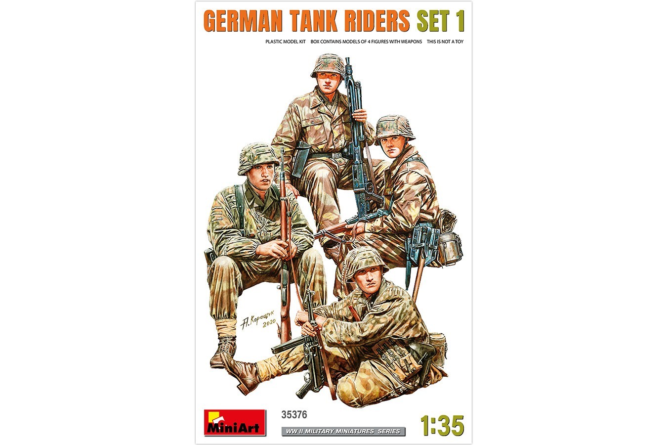 MiniArt German Tank Riders Set 1