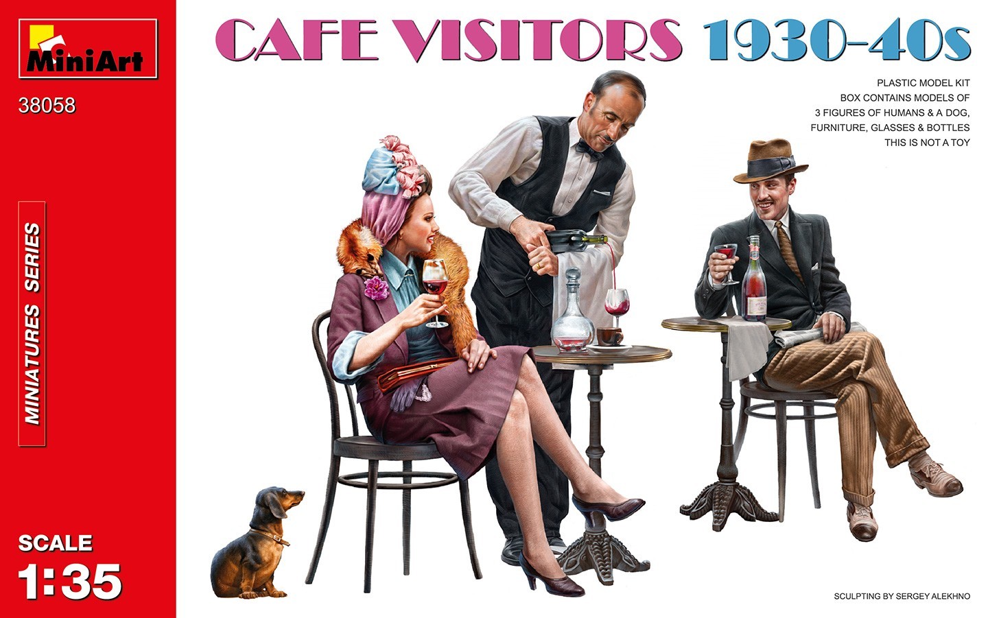 MiniArt Cafe Visitors 1930-40s