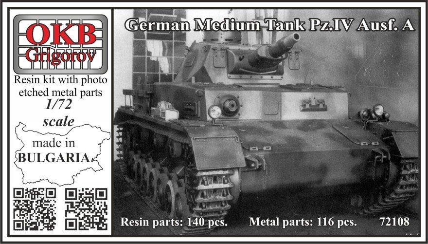 OKB Grigorov:  PzKpfw IV Ausf. A