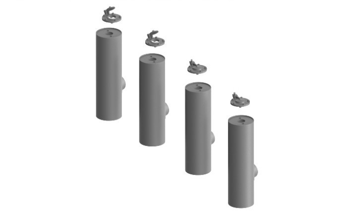 Elefant Models Exhaust for Tiger I