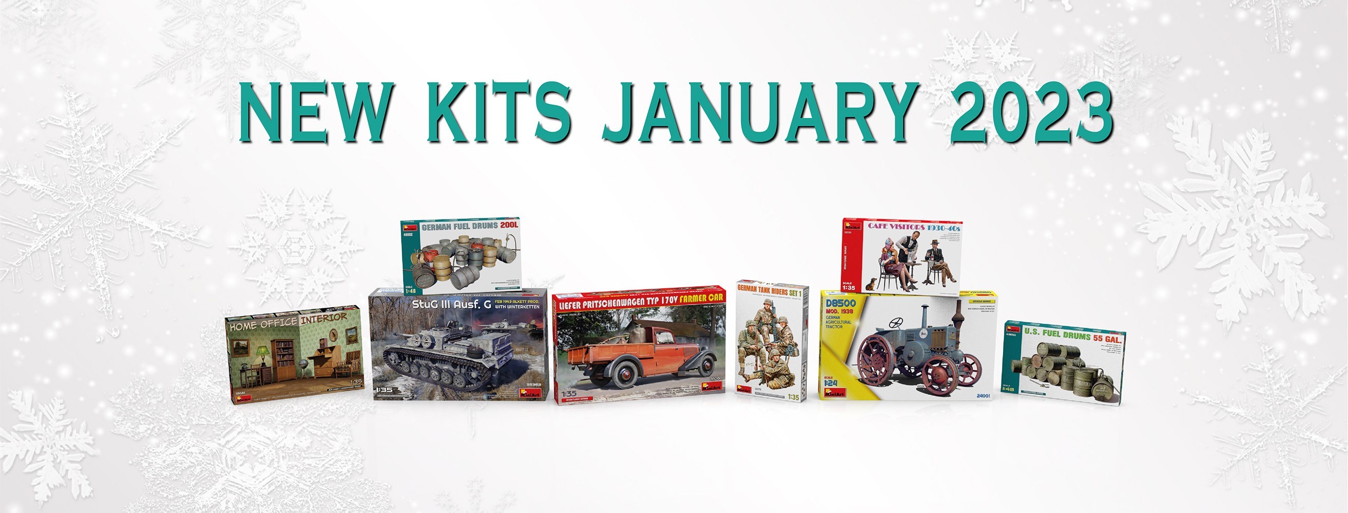 New MiniArt Kits Available ✅ January 2023