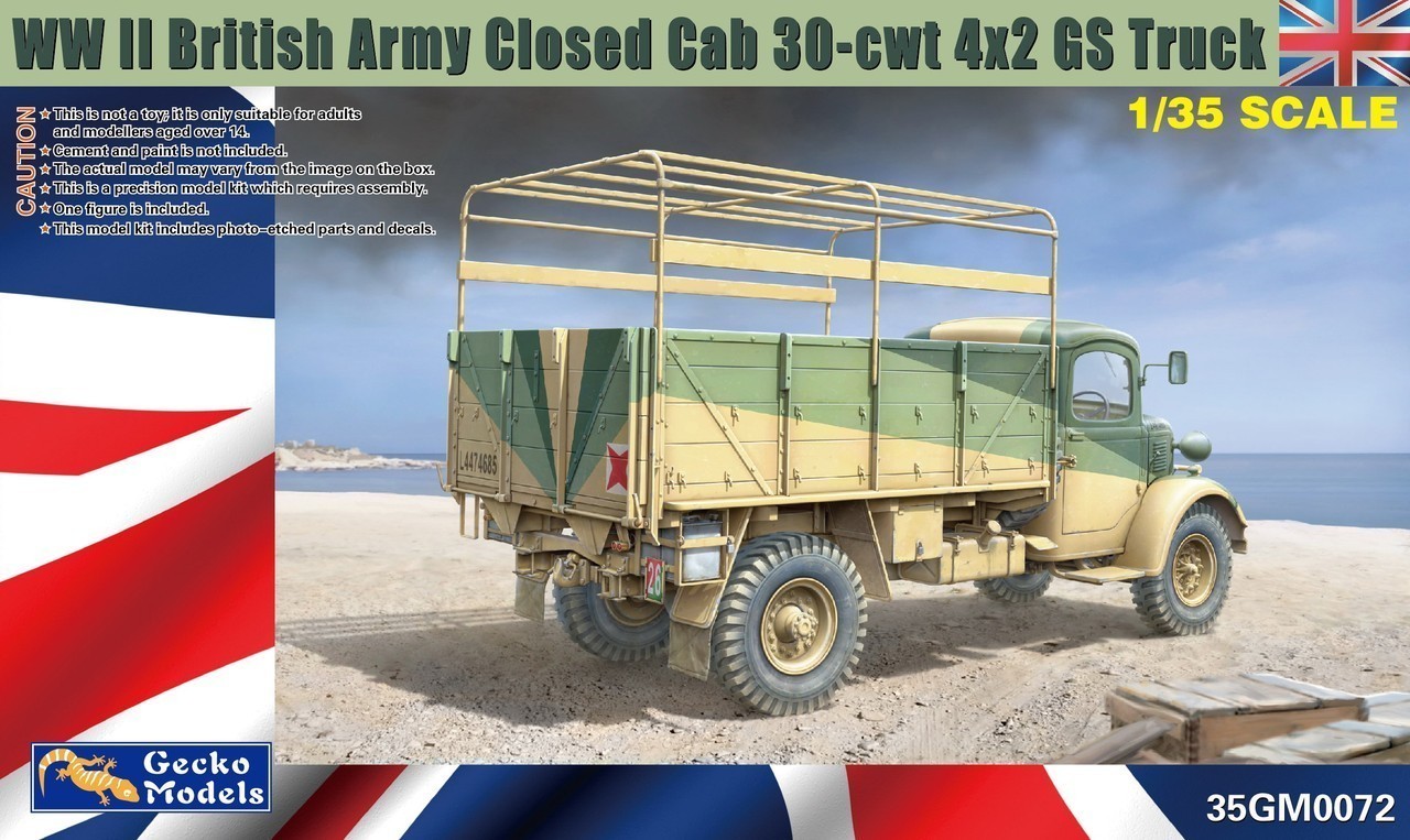 WW2 British Army Closed Cab 30-cwt 4x2 GS Truck