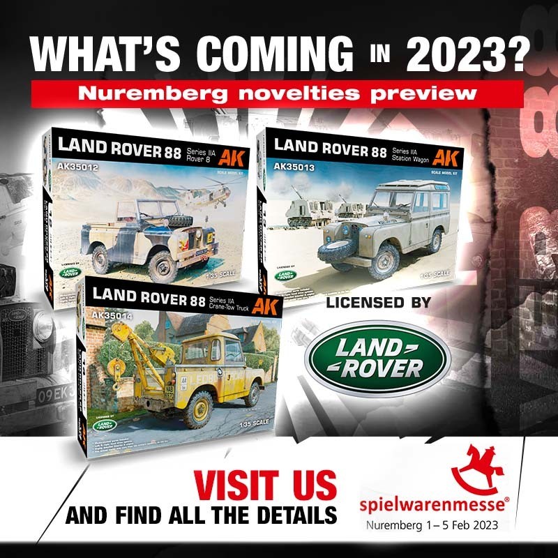 New Land Rovers and Unimogs from AK