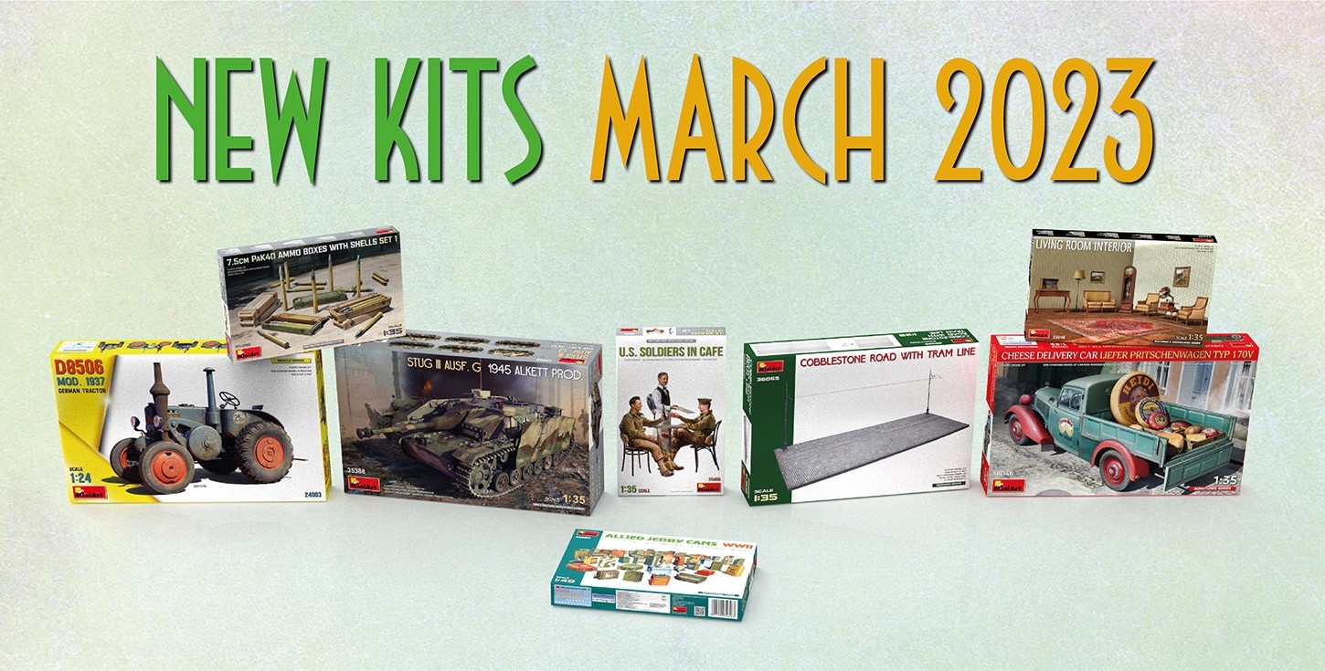 New MiniArt Kits Available ✅ March 2023