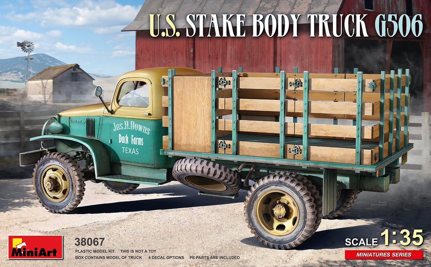 MiniArt U.S. Stake Body Truck G506
