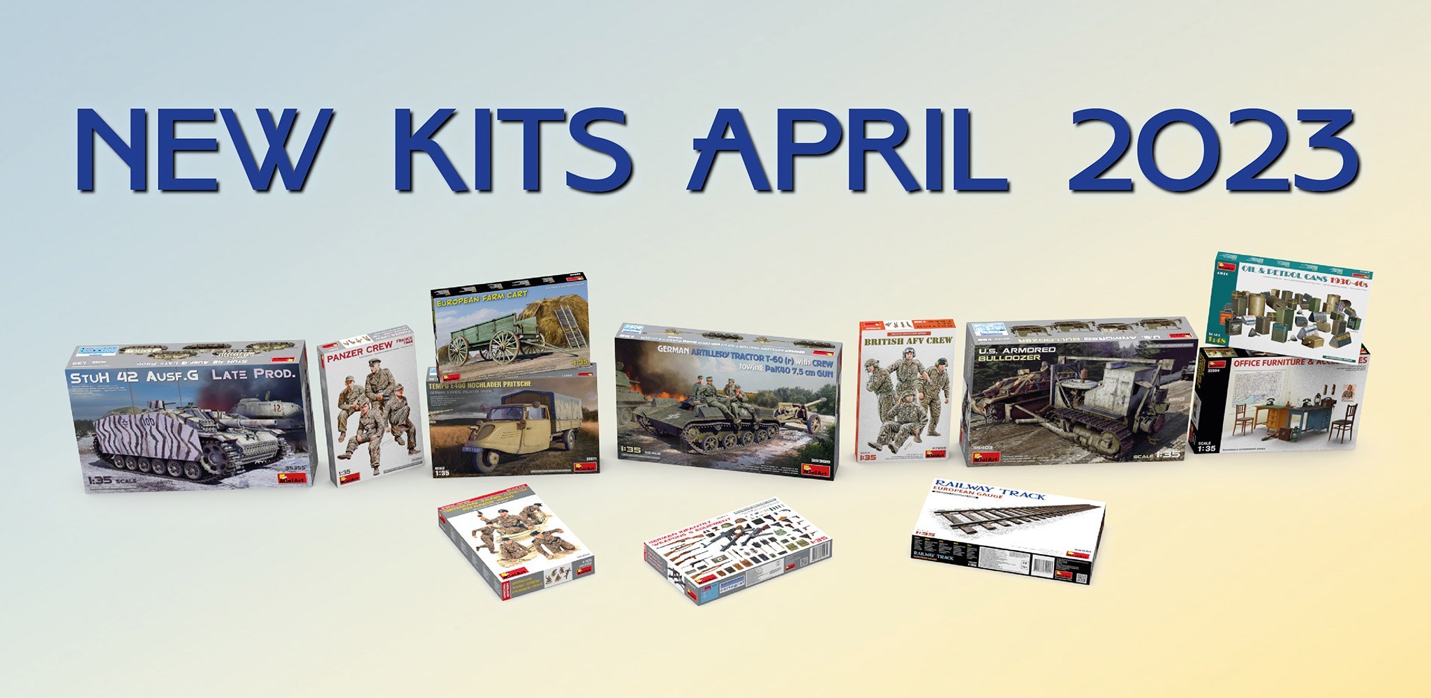 New MiniArt Kits Available ✅ April 2023
