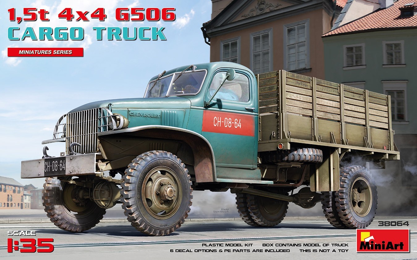 MiniArt 1,5t 4x4 G506 Cargo Truck