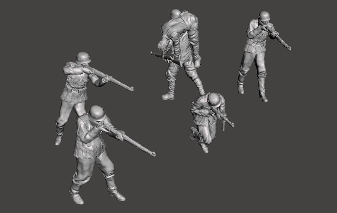 Mironius New Figures of WWII German Soldiers