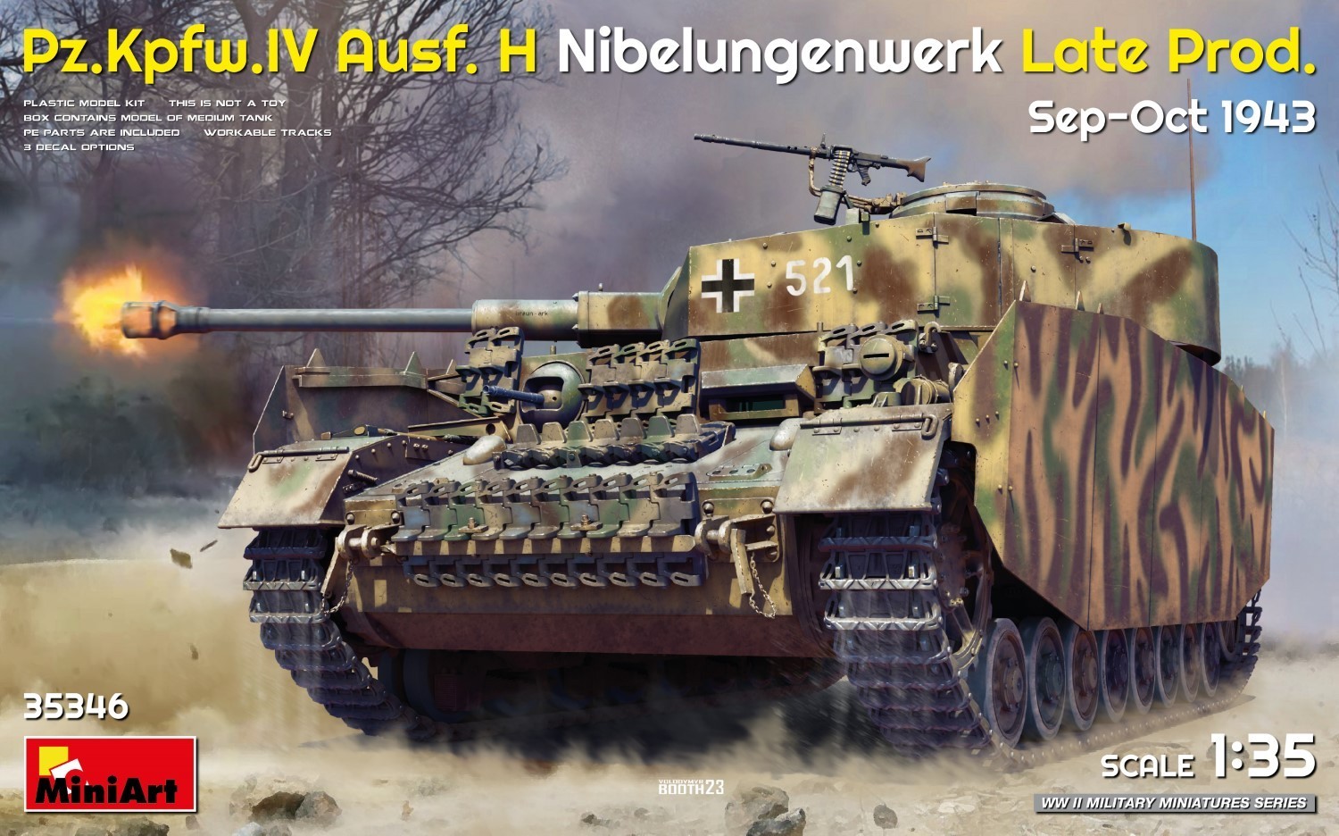 MiniArt Pz.Kpfw.IV Ausf. H Nibelungenwerk Late Prod. Sep-Oct 1943