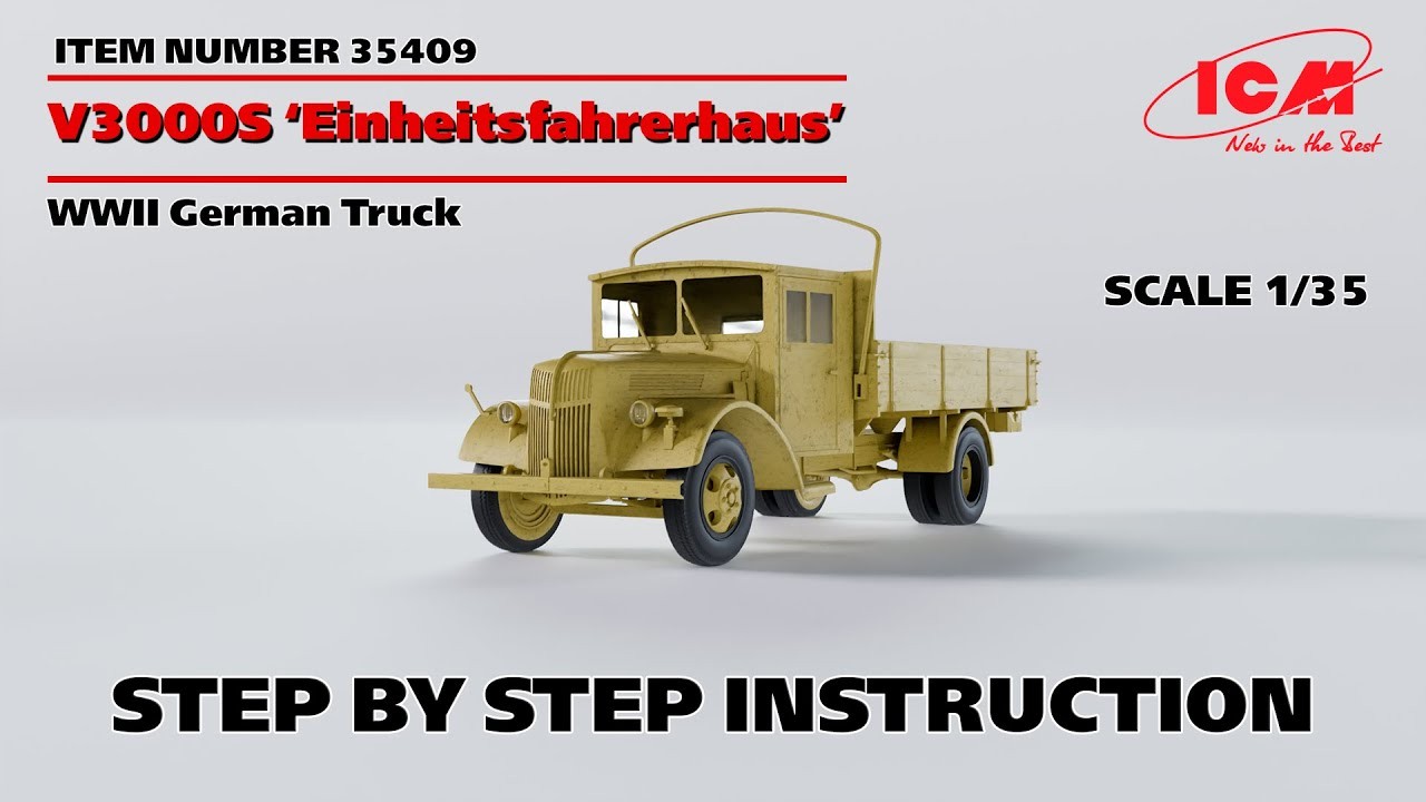 NEW VIDEO! Step-by-step instruction! V3000S ‘Einheitsfahrerhaus’