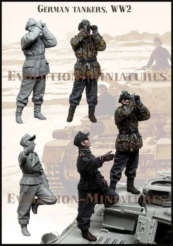 Figurine Evolution Miniatures German SS Soldier Killed WW2 1/35