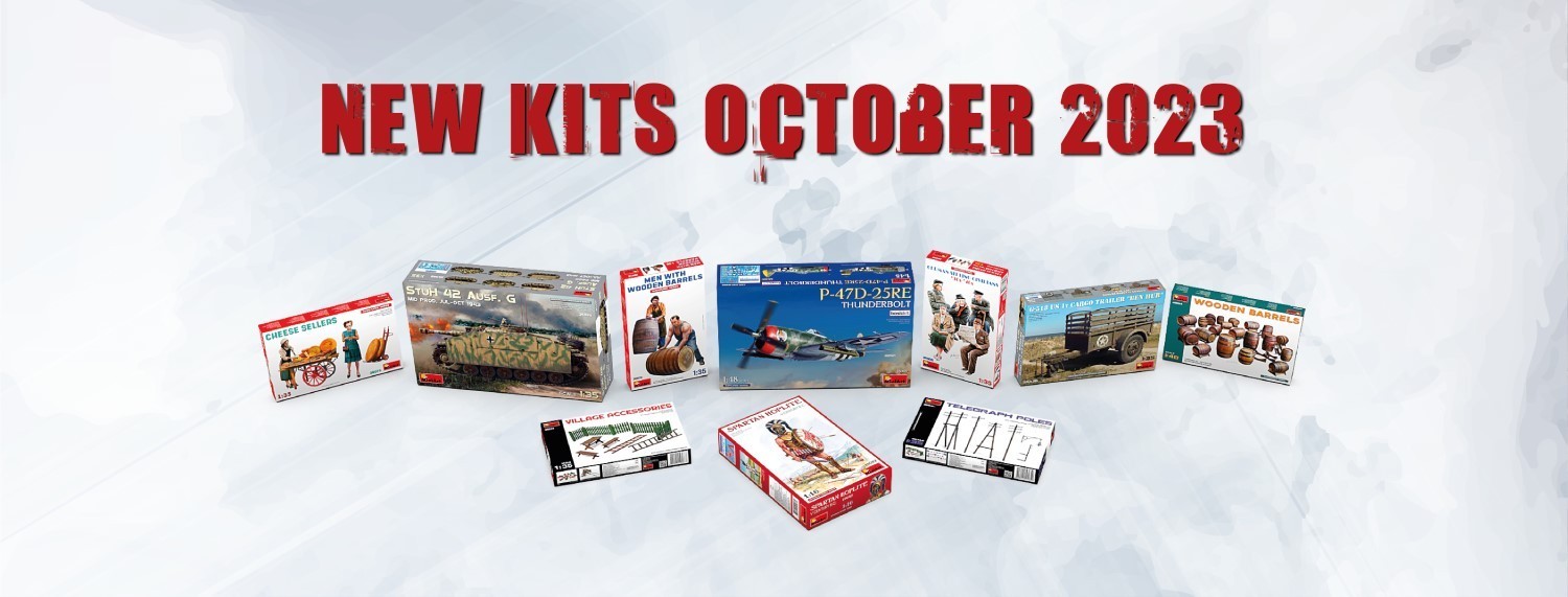 New MiniArt Kits Available ✅ October 2023