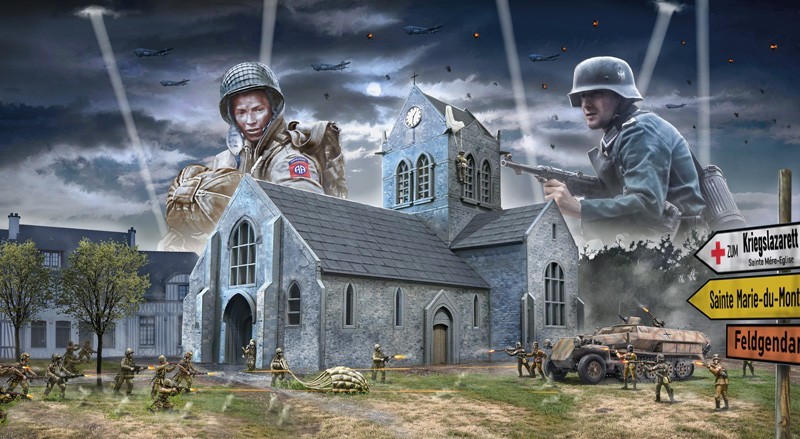 Italeri Sainte-Mère-Eglise 6 June 1944 Scene